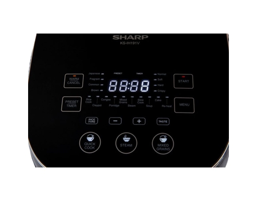 Nồi Cơm Điện Cao Tần KS-IH191V-BK/GL 1.8L Sharp ảnh 2