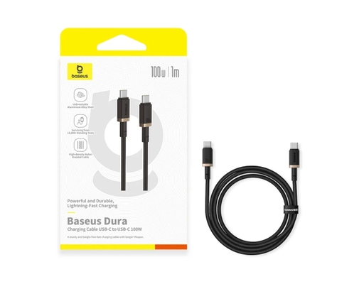 Cáp Sạc Dura Series C To C 100W 2M Màu Đỏ Đen Baseus ảnh 12