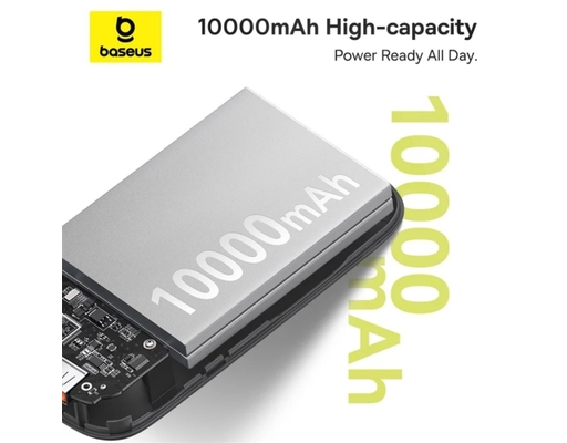 Sạc Dự Phòng Qpow 2 Digital Display 10000mAh 30W Màu Tím Baseus ảnh 9