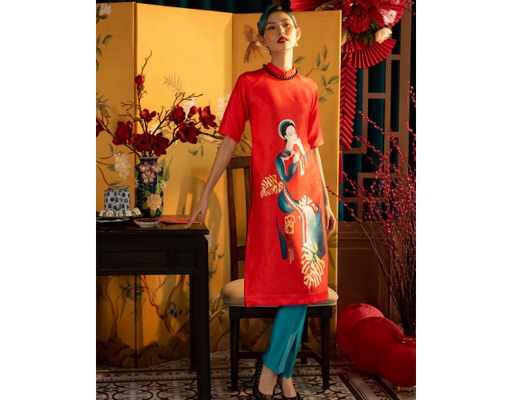 Áo Dài Gấm AD14-DCG F2 Fashion & Freedom ảnh 0