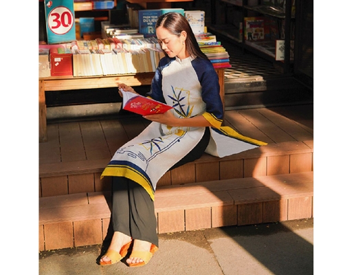 Quần Áo Dài Lụa Đen QAD06-D F2 Fashion & Freedom ảnh 0