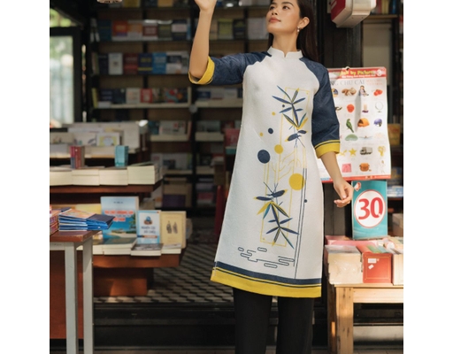 Quần Áo Dài Lụa Đen QAD06-D F2 Fashion & Freedom ảnh 2
