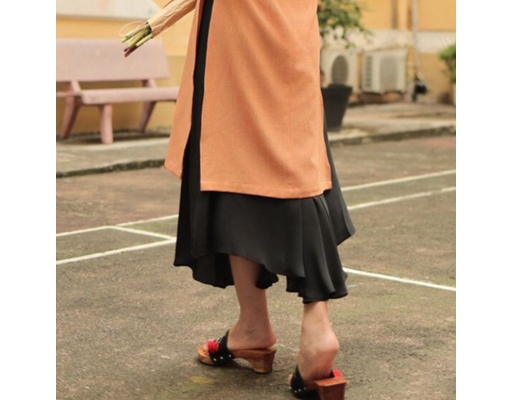 Chân Váy Lụa Đen VAD06-ĐEN F2 Fashion & Freedom ảnh 2