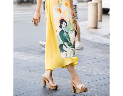 Chân Váy Lụa Vàng VAD06-VANG F2 Fashion & Freedom ảnh 1
