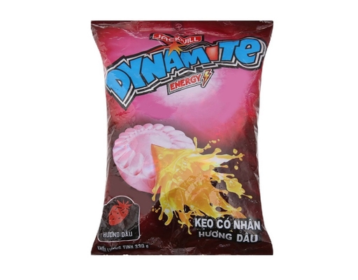Kẹo Dynamite Tăng Lực Có Nhân Hương Dâu 330g Jack N' Jill ảnh 1