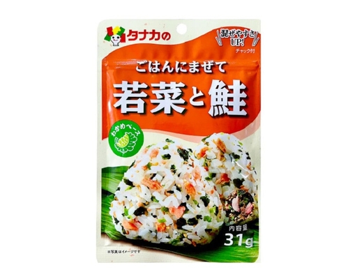 Gia Vị Rắc Cơm Rau Củ Và Cá Hồi 33g Tanaka ảnh 0