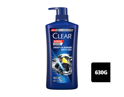 Dầu Gội Cho Nam Sạch Sâu Giảm Gàu Ngứa Vi Khuẩn 630g CLEAR MEN ảnh 0
