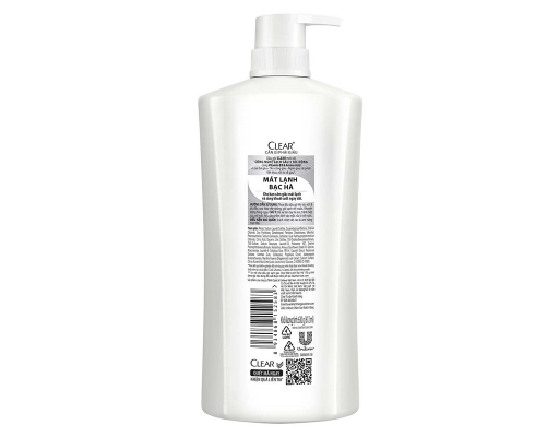 Dầu Gội Mát Lạnh Bạc Hà Sạch Gàu 630g Clear ảnh 2