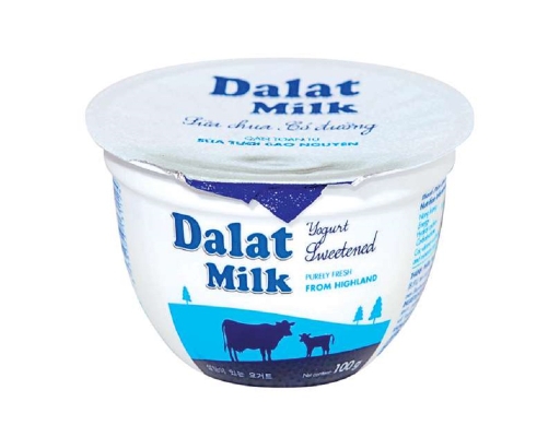 Sữa Chua Ăn Có Đường 100g Dalatmilk ảnh 0