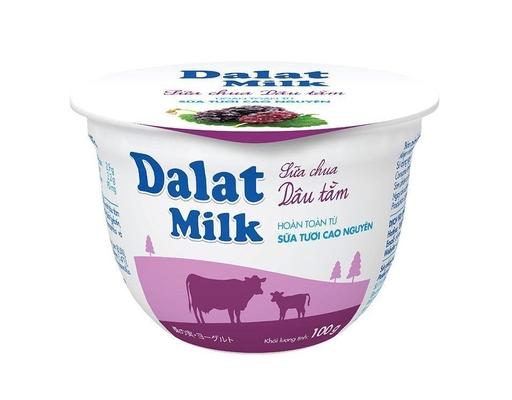 Sữa Chua Ăn Vị Dâu Tằm 100g Dalatmilk ảnh 0