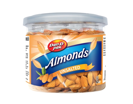Hạnh Nhân Không Muối 170g Dan-D Pak ảnh 0