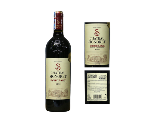 Vang Đỏ Chateau Pháp Signoret Bordeaux 75CL