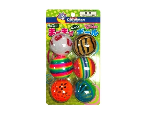 Set 6 Bóng Đồ Chơi Cho Mèo Doggyman ảnh 0