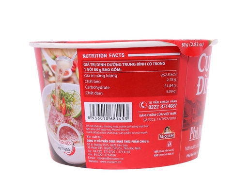 Phở Bò Hà Nội 80g Cung Đình ảnh 2
