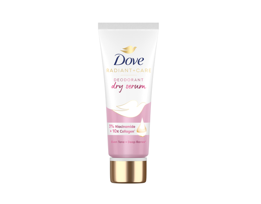 Serum Ngăn Mùi Giúp Da Sáng Mịn Đều Màu Deodorant Dry Serum 3% Niacinamide + 10X Collagen 40ml Dove ảnh 0