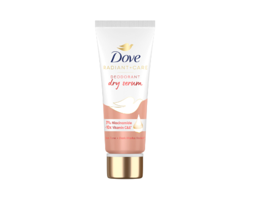 Serum Ngăn Mùi Giúp Mờ Thâm Thu Nhỏ Lỗ Chân Lông Deodorant Dry Serum 3% Niacinamide + 10X Vitamin C&E 40ml Dove ảnh 0