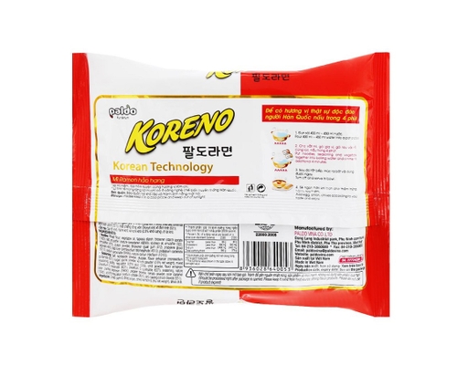 Thùng 24 Gói Mì Nấu Koreno Paldo Vị Kim Chi Gói 100g Koreno ảnh 2