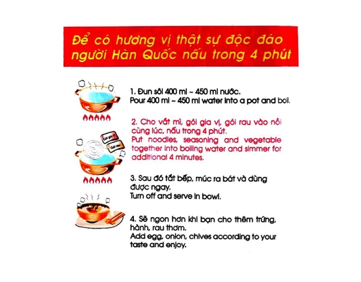 Thùng 24 Gói Mì Nấu Koreno Vị Bò Cay Gói 100g Koreno ảnh 4