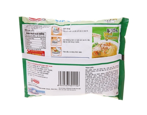 Thùng 24 Gói Miến Phú Hương Vị Sườn Heo Gói 55g ACECOOK ảnh 2