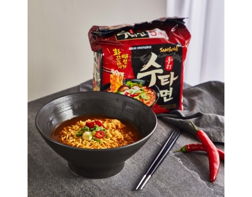 Lốc 5 Gói Mì Samyang Khô Gà Cay Vị Phô Mai Quattro Gói 145g Samyang ảnh 1