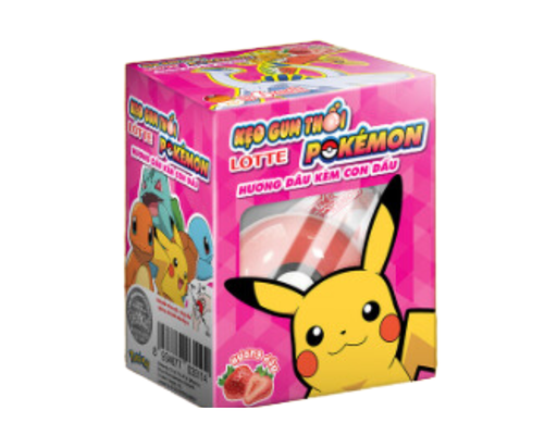 Kẹo Gum Hương Dâu Kèm Con Dấu Pokemon 6g Lotte ảnh 2
