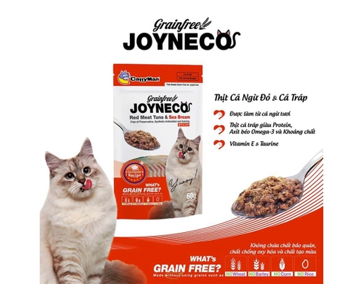 Pate Cho Mèo Vị Cá Tráp 60g Joyneco ảnh 1