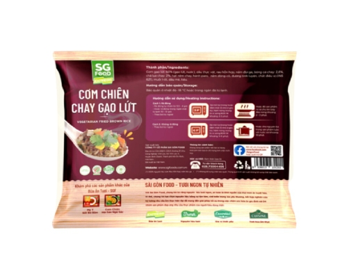 Cơm Chiên Chay Gạo Lứt 200g Sài Gòn Food ảnh 1