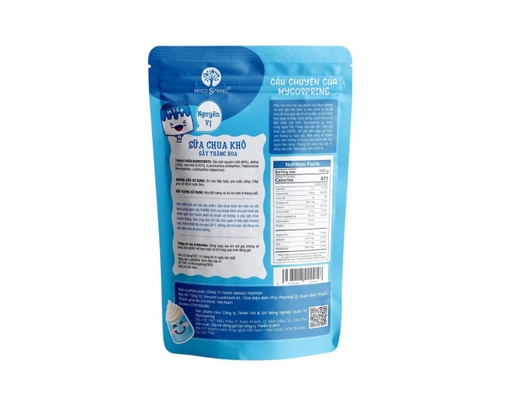 Sữa Chua Khô Sấy Vị Nguyên Bản 40g MycoSpring ảnh 1