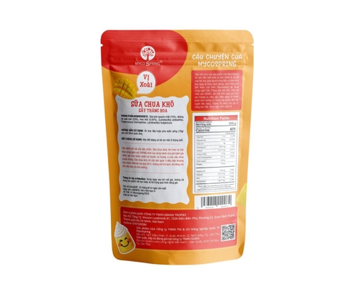 Sữa Chua Khô Sấy Vị Xoài 40g MycoSpring ảnh 1