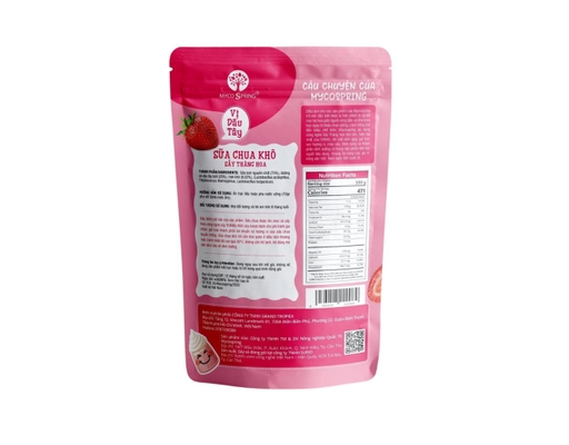 Sữa Chua Khô Sấy Vị Dâu Tây 40g MycoSpring ảnh 1