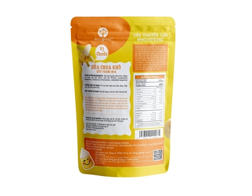Sữa Chua Khô Sấy Vị Chuối 40g MycoSpring ảnh 1