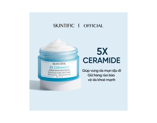 Gel Dưỡng Ẩm Dịu Da 5X Ceramide Barrier Repair Moisture Gel 30g SKINTIFIC ảnh 1