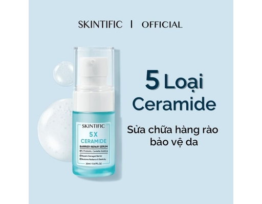 Serum Cấp Ẩm 5X Ceramide Barrier Repair Serum 20ml SKINTIFIC ảnh 1