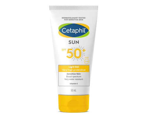 Gel Chống Nắng Dịu Lành Cho Da Nhạy Cảm Sun SPF 50+ Light Gel 50ml Cetaphil ảnh 1