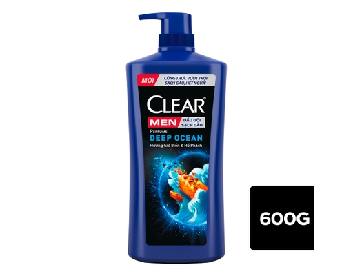 Dầu Gội Nước Hoa Sạch Gàu Perfume Deep Ocean 600g CLEAR MEN ảnh 0