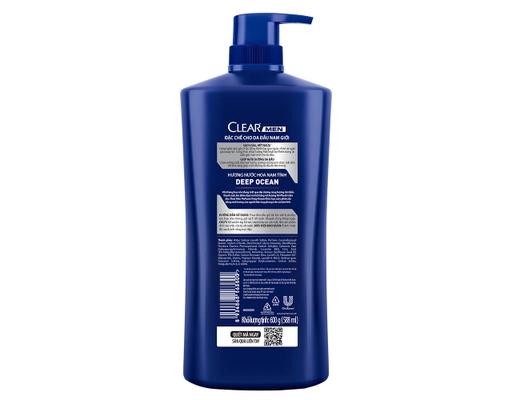 Dầu Gội Nước Hoa Sạch Gàu Perfume Deep Ocean 600g CLEAR MEN ảnh 1