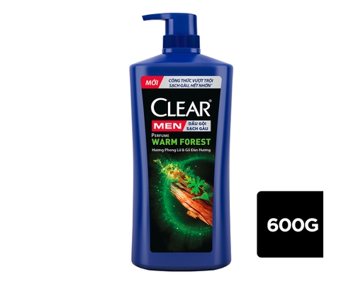 Dầu Gội Nước Hoa Sạch Gàu Perfume Warm Forest 600g CLEAR MEN ảnh 0