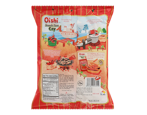 Snack Tôm Cay 68g Oishi ảnh 1