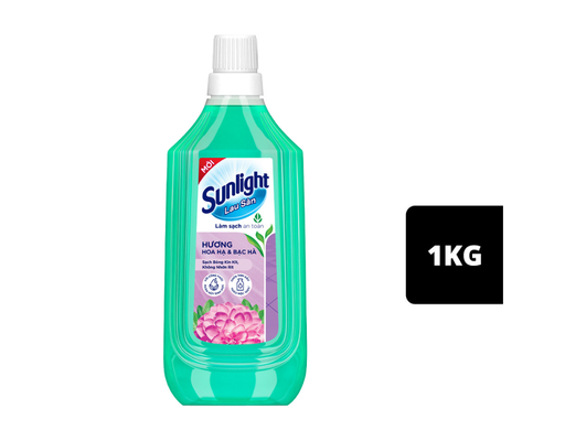 Nước Lau Sàn Hoa Hạ & Bạc Hà 1kg Sunlight ảnh 0