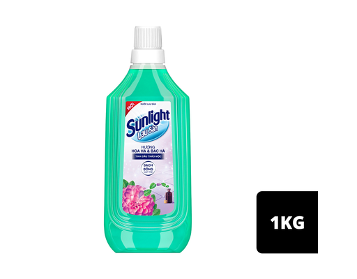 Nước Lau Sàn Hoa Hạ & Bạc Hà 1kg Sunlight ảnh 1