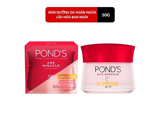 Kem Dưỡng Da Ban Ngày Chống Lão Hóa Age Miracle Day Cream SPF 18 PA++ 50g POND'S ảnh 1