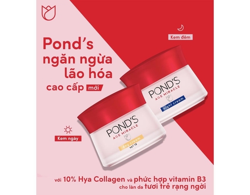 Kem Dưỡng Da Ban Ngày Chống Lão Hóa Age Miracle Day Cream SPF 18 PA++ 50g POND'S ảnh 5