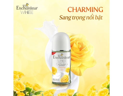 Lăn Khử Mùi Trắng Da Hương Nước Hoa Charming 50ml Enchanteur ảnh 3