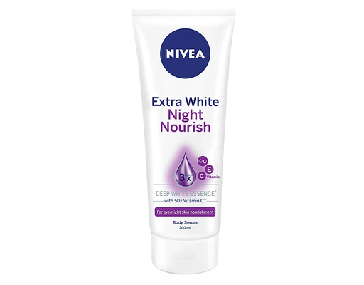 Serum Dưỡng Thể Trắng Da Ban Đêm Extra White Night Nourish Body Serum 200ml NIVEA ảnh 0
