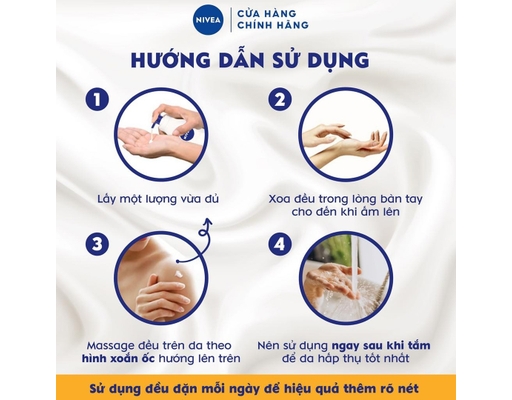 Serum Dưỡng Thể Trắng Da Ban Đêm Extra White Night Nourish Body Serum 200ml NIVEA ảnh 4