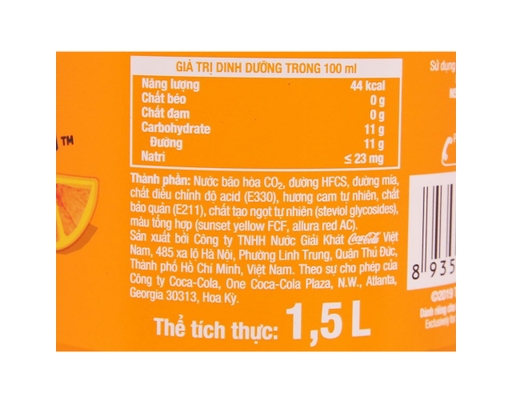 Nước Ngọt Hương Cam 1.5L Fanta ảnh 3