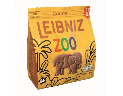 Bánh Quy Ca Cao Hình Thú Rừng Nhiệt Đới 100g Leibniz ảnh 0