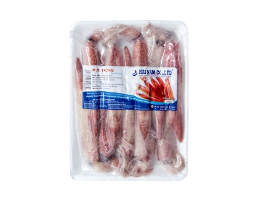 Mực Ống Trứng Nguyên Con 12cm Up Hải Nam ảnh 0