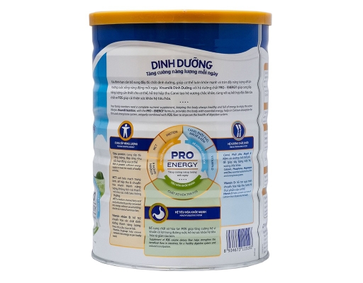 Sữa Bột Nguyên Kem Có Đường Hộp Thiếc 900g Vinamilk ảnh 2