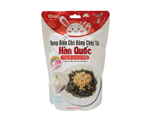 Rong Biển Chà Bông Cháy Tỏi Hàn Quốc Kfood 25g